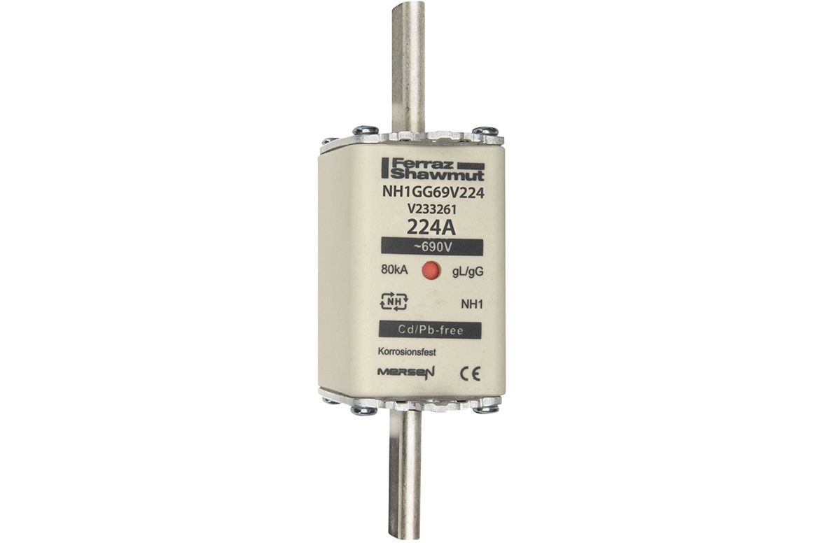 V233261 - NH fuse-link gG, 690VAC, size 1, 224A double indicator/live tags